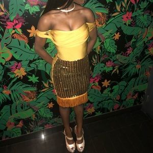 Mustard Yellow Dress